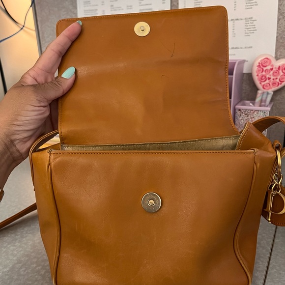 Authentic Christian Dior camel color crossbody 💫Rare hard to find bag - Picture 5 of 15